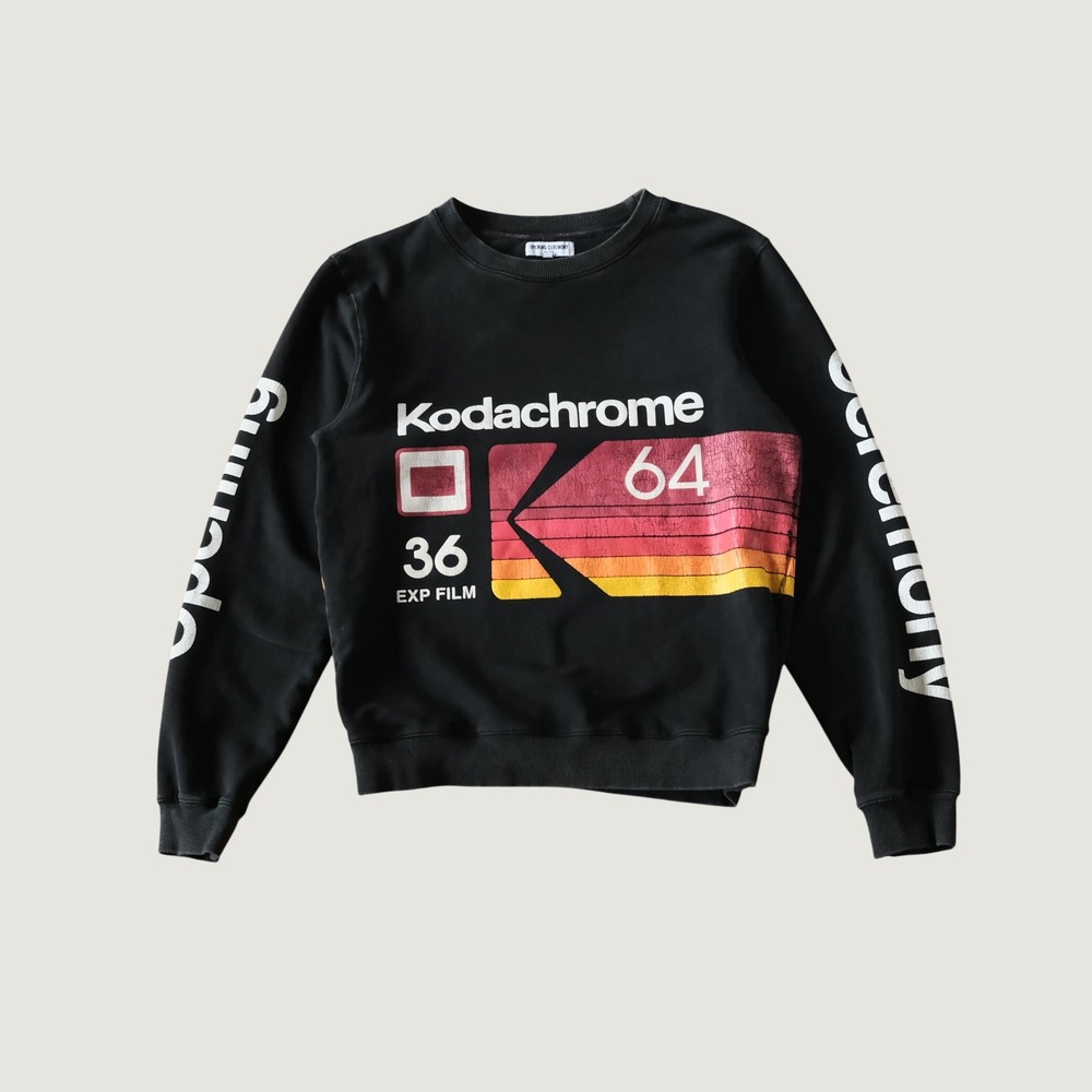 Opening Ceremony Kodak 64 Sweatshirt Black Graphic Print Cotton Streetwear M